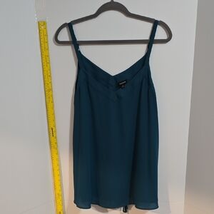 Torrid Teal V-Neck Cami Size 16